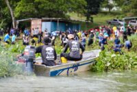 BP Batam menggelar aksi gotong royong di Waduk Duriangkang, Sabtu (22/11/2025) pagi. Foto:Humas BP