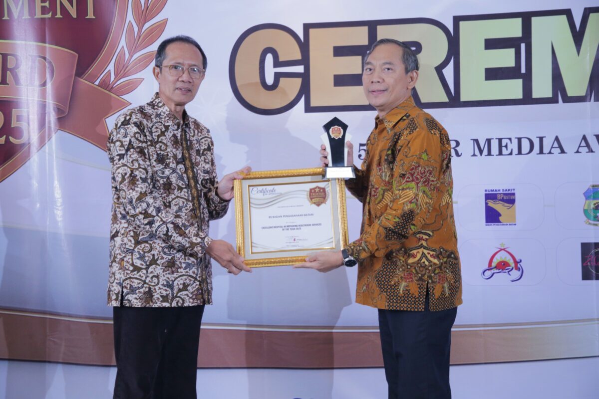 Penghargaan diperoleh RSBP Batam. Foto:Humas BP Batam/matapedia