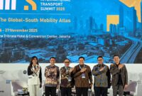 Direktur Investasi BP Batam, Dendi Gustinandar saat berbicara dalam forum Indonesia International Transport Summit (IITS) 2025 di Jakarta, Kamis (27/11/2025). Foto:Humas