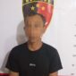Pelaku pencabulan terhadap cucu tiri yang ditangkap Polsek Sekupang, Rabu (12/11/2025). Matapedia6.com/ Dok Humas Polresta
