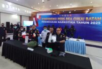 Bea Cukai Batam ungkap dua penindakan penyelundupan narkoba, Senin (17/11/2025). Foto:Zalfirega/matapedia