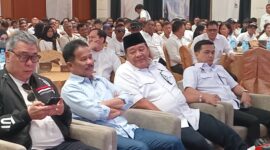 Mantan wali Kota Batam Muhammad Rudi saat menghadiri Rakorwil PSI di Ballroom Love Seafood Batam Center, Sabtu (22/11/2025). Matapedia6.com/Istimewa