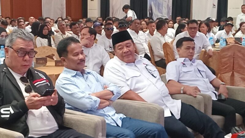 Mantan wali Kota Batam Muhammad Rudi saat menghadiri Rakorwil PSI di Ballroom Love Seafood Batam Center, Sabtu (22/11/2025). Matapedia6.com/Istimewa