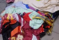 Pakaian bekas yang digagalkan Bea Cukai di Pelabuhan Batam. Foto:Istimewa