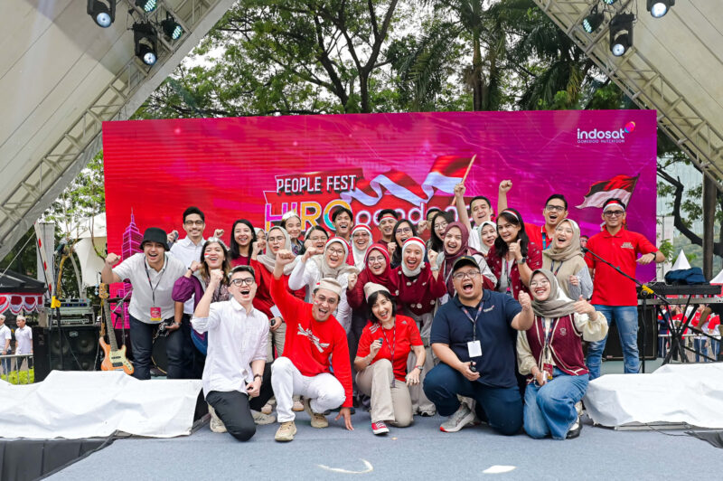 Karyawan Indosat. Foto:Ist