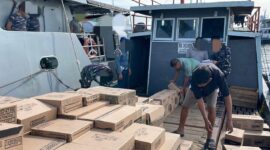 Operasi ini melibatkan Tim Satgas Koarmada I dan Tim Quick Response Kodaeral IV Lanal Tanjung Balai Karimun (TBK) pada Jumat (26/12/2025). Foto:TNI AL