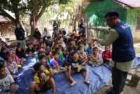 Kegiatan trauma healing bagi anak-anak terdampak bencana Sumatera oleh TelkomGroup. Foto:Telkom