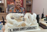 Kapolsek Batu Aji, AKP Raden Bimo Dwi Lambang. Foto:Zalfirega/matapedia