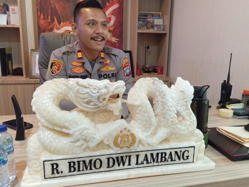Kapolsek Batu Aji, AKP Raden Bimo Dwi Lambang. Foto:Zalfirega/matapedia