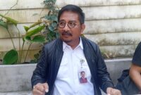 Kepala Dinas Ketenaga kerjaan (Disnaker) Provinsi Kepri Dicky Wijaya saat memberikan keterangan mengenai UMP dan UMK di Provinsi Kepri, Selasa (23/12/2025). Matapedia6.com/Luci