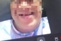 Screenshoot pria diduga mirip GR beredar di media sosial. Foto:Istimewa