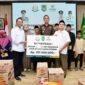BAZNAS Batam bersama Kajari berikan bantuan kepada 25 pantiasuhan di Kota Batam, penyerahan bantuan dilaksanakan di aula kantor Kejaksaan Negeri Batam, Senin (26/1/2026). Matapedia6.com/Diakominfo
