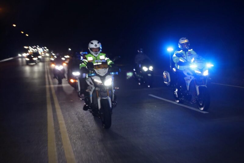 Kapolda Kepri Irjen Pol Asep Safrudin memimpin pemantauan situasi keamanan dan ketertiban masyarakat (sitkamtibmas). Foto:Humas Polda Kepri