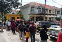 Rekonstruksi kasus pembunuhan calon LC di wilayah Batu Ampar menjadi tontonan warga pada Kamis (15/1/2026). Foto:Ya/matapedia