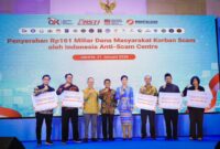 IASC dan OJK kembalikan dana masyarakat korban penipuan scam. Foto:OJK Kepri