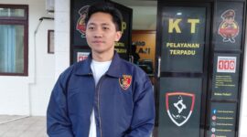 Kapolsek Batu Aji AKP Bayu Rizki Subagyo saat diwawancara wartawan, Minggu (25/1/2026). Foto:Luci/matapedia