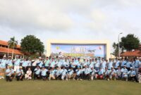 Danlanud Hang Nadim Batam gelar olahraga golf bersama Forkopimda, Minggu (25/1/2026). Foto:Dok/PWI Batam