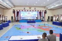 Polda Kepulauan Riau menggelar Latihan Pra Operasi (Latpraops) Keselamatan Seligi 2026 di Gedung Lancang Kuning Polda Kepri, Kamis (29/1/2026). Foto:Dok/Humas Polda