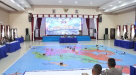 Polda Kepulauan Riau menggelar Latihan Pra Operasi (Latpraops) Keselamatan Seligi 2026 di Gedung Lancang Kuning Polda Kepri, Kamis (29/1/2026). Foto:Dok/Humas Polda