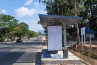 Salah satu halte trans Batam yang sudah selesai dibangun di Kota Batam, Sabtu (31/1/2026). Matapedia6.com/Luci