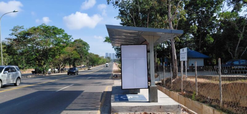 Salah satu halte trans Batam yang sudah selesai dibangun di Kota Batam, Sabtu (31/1/2026). Matapedia6.com/Luci