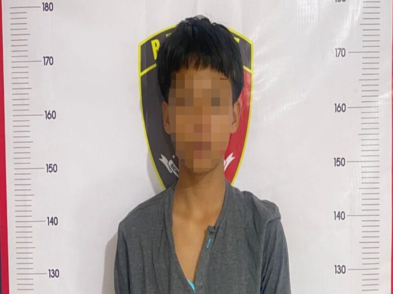 MI Remaja Lima Belas Tahun yang ditangkap Polsek Sekupang Setelah beraksi 15 kali curi motor di Batam, Rabu (21/1/2026). Matapedia6.com/Dok Polsek Sekupang