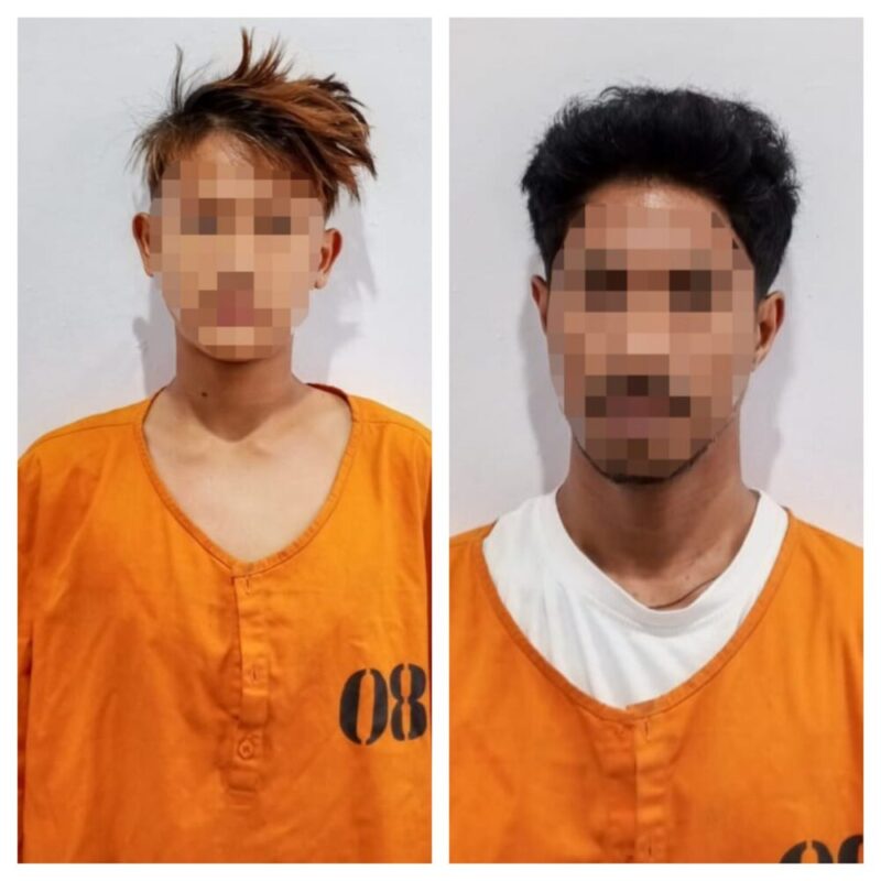 Pelaku dan penadah motor curian yang berhasil ditangkap oleh Polsek Sei Beduk, Tanjungpiayu, Rabu (14/7/2026). Matapedia6.com/Dok Polresta