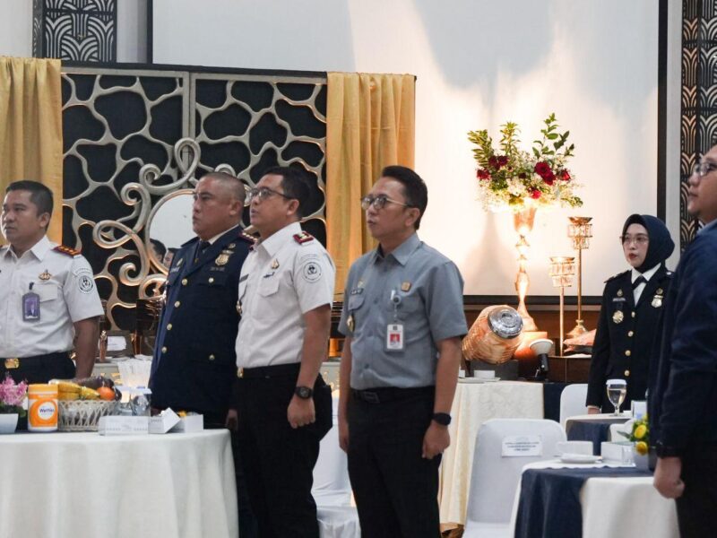 Upacara Hari Bakti Imigrasi ke 76 di Jabar. Foto:Dok/Jabar. kemenkum