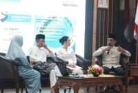 Wali Kota Batam Amsakar Achmad dan Wakil Wali Kota Batam Li Claudia Chandra bersama Ketua DPRD Kota Batam Muhammad Kamaluddin dalam setahun kepemimpinan Amsakar-Li Claudia pada Jumat (20/2/2026). Foto:Dok. Sekwan