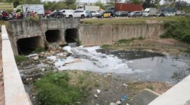 Drainase simpang Kepri Mall yang berada di K Square. Foto:Dok. Diskominfo Batam