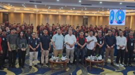 Dewan Pimpinan Cabang (DPC) Federasi Serikat Pekerja Logam, Elektronik, dan Mesin Serikat Pekerja Seluruh Indonesia (FSP LEM SPSI) Kota Batam menggelar Musyawarah Cabang (Muscab) ke-V di AP Premier Hotel Batu Ampar, Selasa (3/2/2026). Foto:Damri untuk matapedia