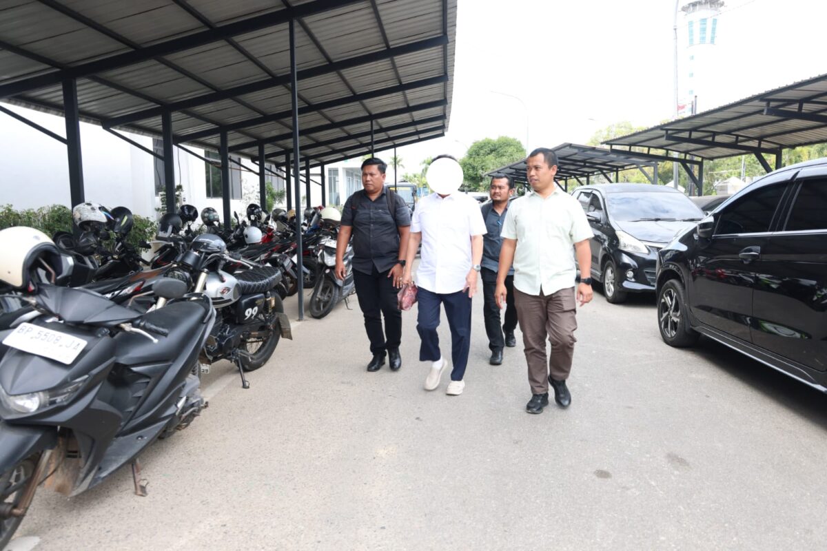 Tersangka digiring ke Rutan Batam. Foto:Dok.Humas Polda Kepri