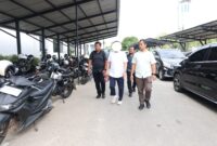 Tersangka digiring ke Rutan Batam. Foto:Dok.Humas Polda Kepri