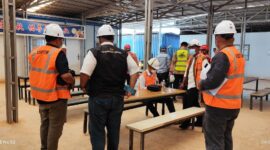 Inspeksi mendadak (sidak) Tim Pengawas Dinas Tenaga Kerja dan Transmigrasi (Disnakertrans) Provinsi Kepulauan Riau pada Kamis, 5 Februari 2026 di KEK Tanjung Sau. Foto:Istimewa