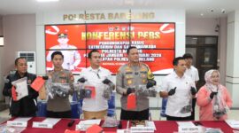 Kapolresta Barelang Kombes Pol Anggoro Wicaksono dalam konferensi pers ungkap kasus narkotika di Batam, yang digelar di Lobby Polresta Barelang, Rabu (11/2/2026). Matapedia6.com/Dok Humas Polresta