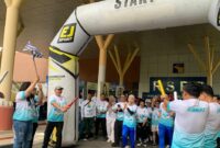 Rumah Sakit BP Batam (RSBP) menggelar RSBP Fun Run 2026 dengan meriah di kawasan Sekupang, Jumat (13/2/2026). Foto:Ist