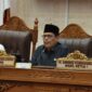 Ketua DPRD Kota Batam Muhammad Kamaluddin pimpin rapat paripurna Proses pengesahan Rancangan Peraturan Daerah (Ranperda) tentang Penyelenggaraan Administrasi Kependudukan (Adminduk) di ruang rapat utama DPRD Batam, Rabu (18/2/2026). Matapedia6.com/Dok DPRD Batam