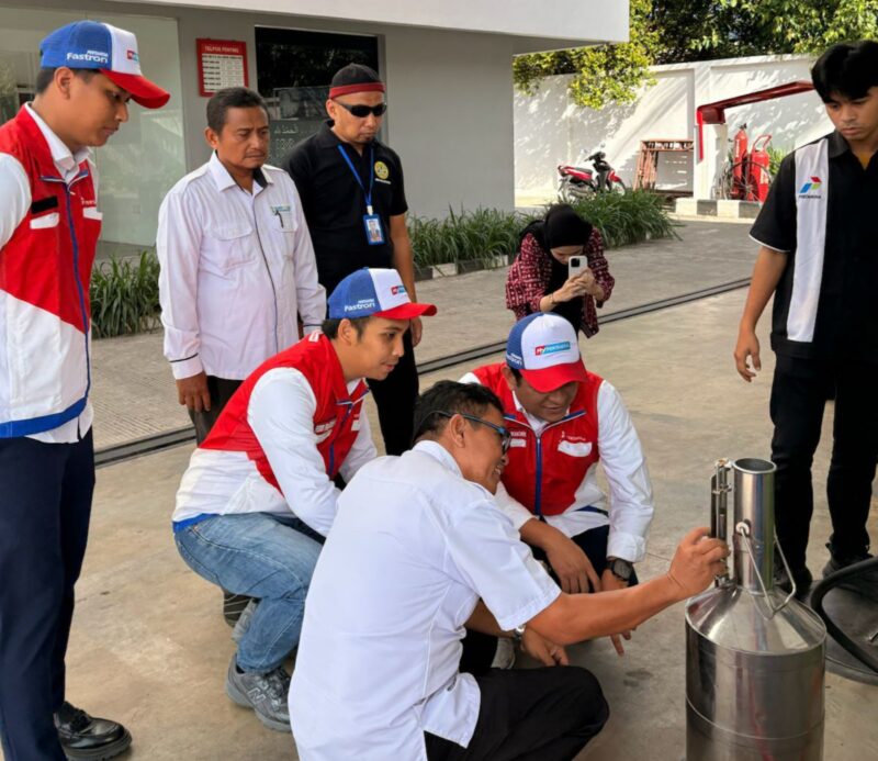Pertamina bersama pemko sidak di SPBU wilayah Aceh beberapa hari lalu. Foto:Istimewa