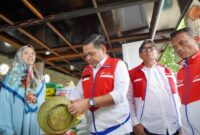Komisaris Pertamina tinjau KDMP di Medan beberapa hari lalu. Foto:Istimewa