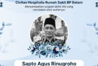 Flyer ucapan dulu yang dipajang dimedia sosial RSBP Batam, Sekupang Kota Batam Provinsi Kepri, Senin (16/2/2026). Matapedia6.com/Istimewa