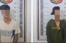 Terduga pelaku curanmor saat diamankan di Polsek Sagulung. Foto:Ist
