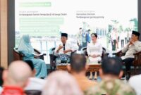 Wali Kota Batam Amsakar Achmad saat memaparkan capaian kinerja sejak dilantik jadi wali Kota Batam bersama wakilnya Li Claudia Chandra dalam dialog bersama tokoh masyarakat di lantai IV Kantor Wali Kota Batam, Jumat (20/2/2026).Matapedia6.com/Diskominfo