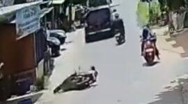 Tangkapan layar dari media sosial aksi jambret yang terjadi di Bengkong Sabtu (21/2/2026). Matapedia6.com/ Istimewa