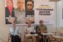 Diskusi publik menakar wacana perubahan sistem Pilkada pada Selasa (24/2/2026). Foto:Rega/matapedia