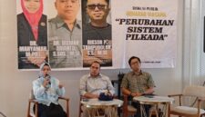 Diskusi publik menakar wacana perubahan sistem Pilkada pada Selasa (24/2/2026). Foto:Rega/matapedia