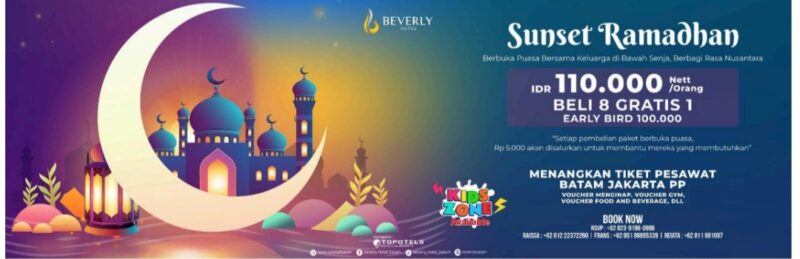 Fly Sunset Ramadan Beverly Hotel. Foto:Ist