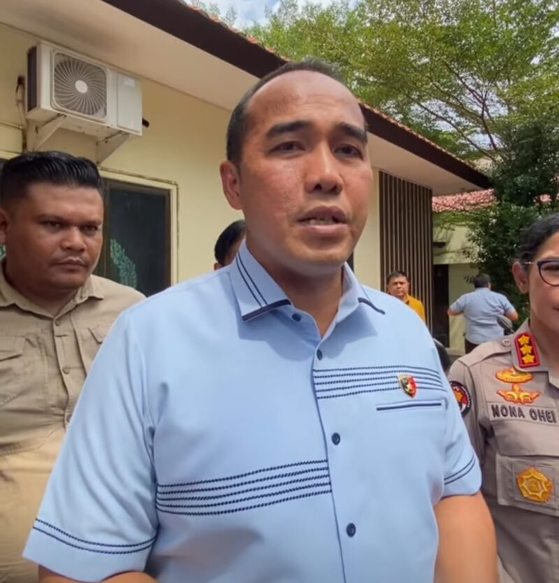 Direktur Reskrimum Polda Kepri, Kombes Pol Ronni Bonic saat memberikan keterangan di Mapolda Kepri, Kamis (26/2/2026). Matapedia6.com/Istimewa