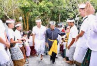 Wali Kota Batam Amsakar Achmad saat menghadiri hari raya Nyepi di Kota Batam, Rabu (18/3/2026.