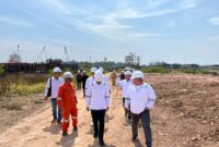 Komisi III DPRD Batam saat sidak di proyek tanah di kawasan PT Nanindah, Selasa (3/3/2026). Foto:Dok. Istimewa