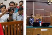 Majelis hakim dipimpin Tiwik saat membacakan putusan atas Fandi Ramadhan satu dari enam terdakwa kasus Sabu dua ton di pengadilan negeri Batam, Kamis (5/3/2026) Matapedia6.com/Istimewa